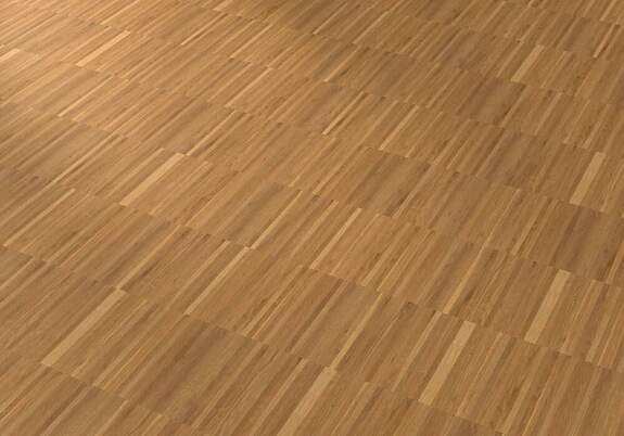 Lamel op kant eik rustic 10mm x 8mm x 16cm
