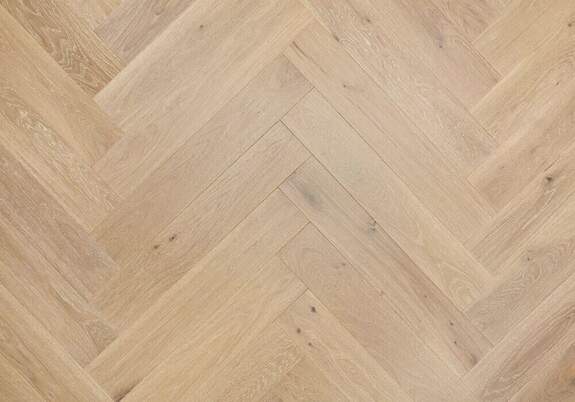Partij 27.20m² visgraat lamelparket eik 1bis