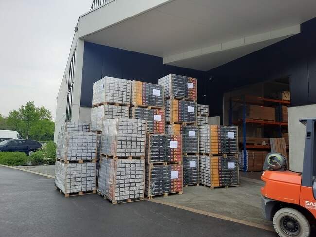Partijen vloeren van 10 m² tot 150 m²